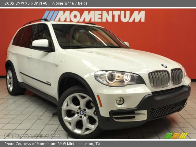 2009 BMW X5 xDrive48i in Alpine White