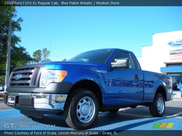 2010 Ford F150 XL Regular Cab in Blue Flame Metallic