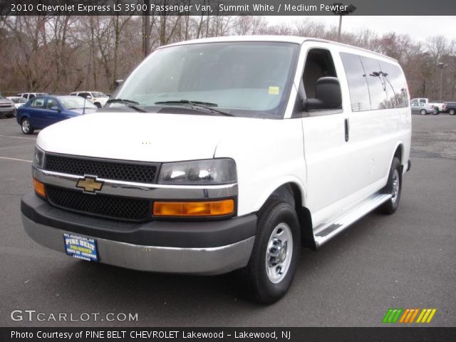 2010 Chevrolet Express LS 3500 Passenger Van in Summit White