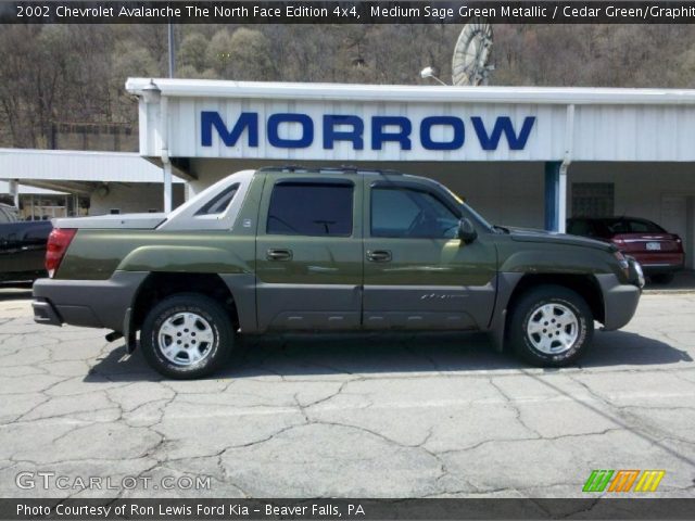 2002 Chevrolet Avalanche The North Face Edition 4x4 in Medium Sage Green Metallic