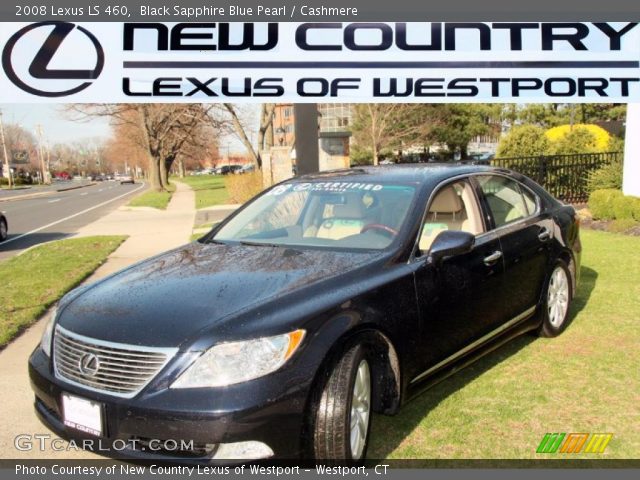 2008 Lexus LS 460 in Black Sapphire Blue Pearl