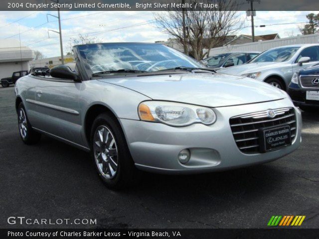 2004 Chrysler Sebring Limited Convertible in Bright Silver Metallic
