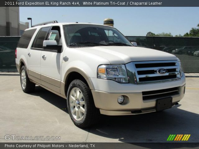 2011 Ford Expedition EL King Ranch 4x4 in White Platinum Tri-Coat