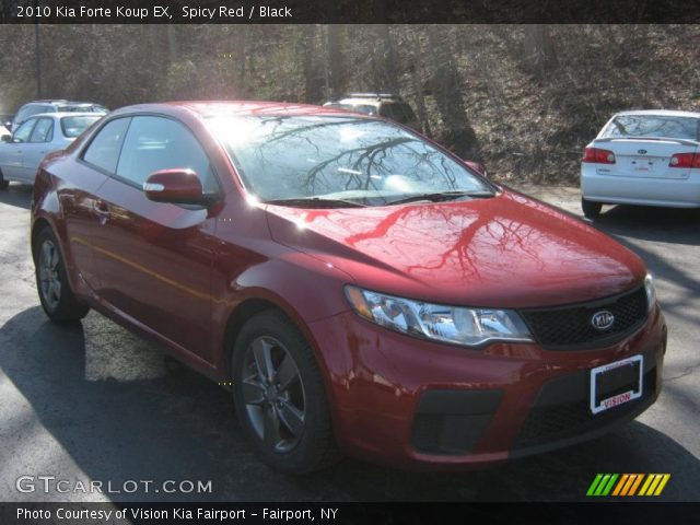 2010 Kia Forte Koup EX in Spicy Red