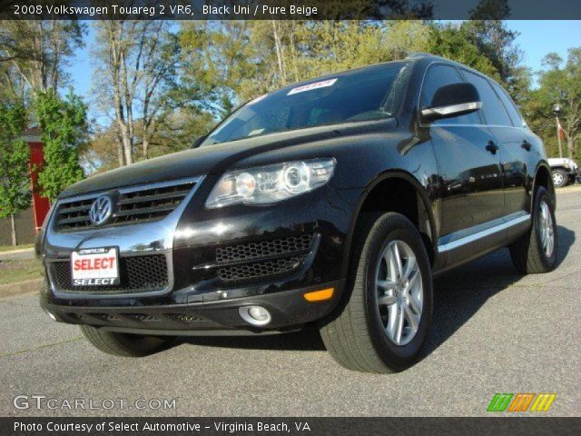 2008 Volkswagen Touareg 2 VR6 in Black Uni