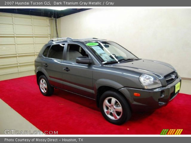 2007 Hyundai Tucson GLS in Dark Titanium Gray Metallic