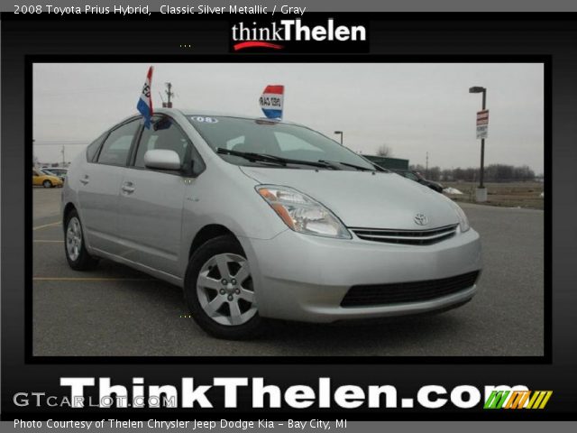 2008 Toyota Prius Hybrid in Classic Silver Metallic