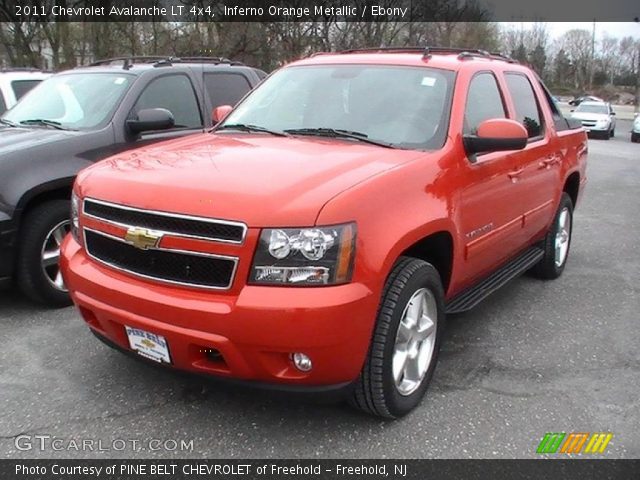 2011 Chevrolet Avalanche LT 4x4 in Inferno Orange Metallic
