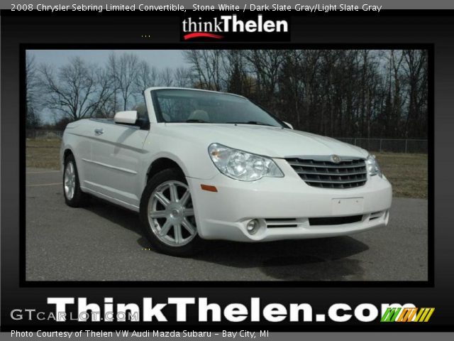 2008 Chrysler Sebring Limited Convertible in Stone White
