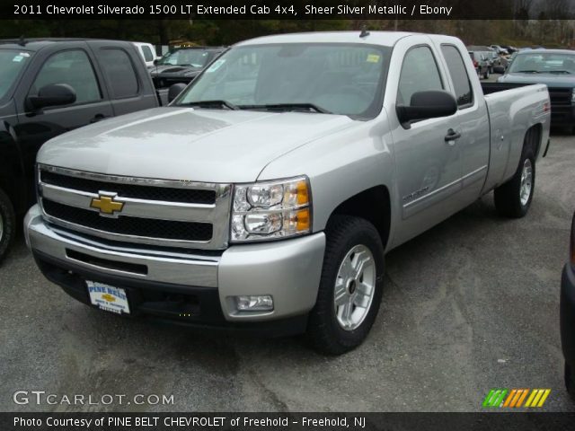 2011 Chevrolet Silverado 1500 LT Extended Cab 4x4 in Sheer Silver Metallic