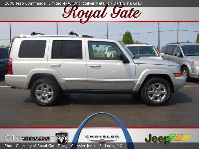 2008 Jeep Commander Limited 4x4 in Bright Silver Metallic