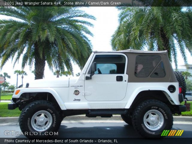 2001 Jeep Wrangler Sahara 4x4 in Stone White