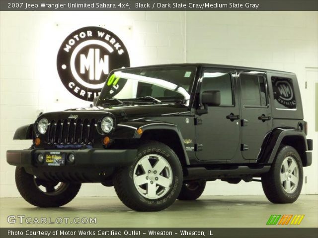 2007 Jeep Wrangler Unlimited Sahara 4x4 in Black