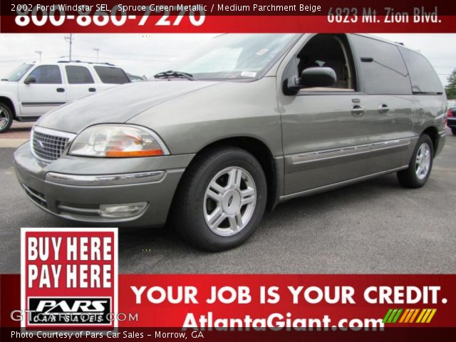 2002 Ford Windstar SEL in Spruce Green Metallic