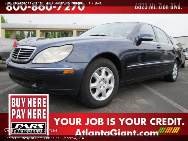 2000 Mercedes-Benz S 430 Sedan in Midnight Blue