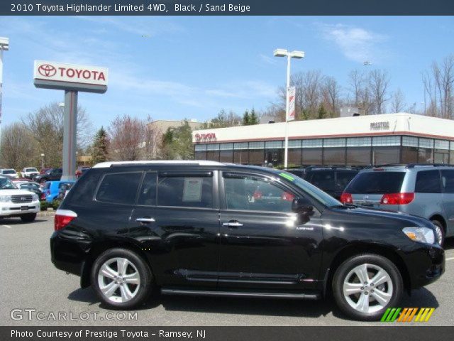 2010 Toyota Highlander Limited 4WD in Black