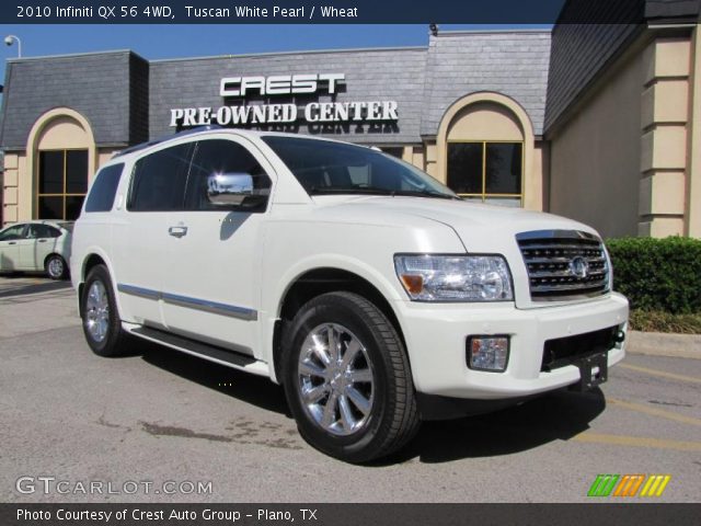 2010 Infiniti QX 56 4WD in Tuscan White Pearl