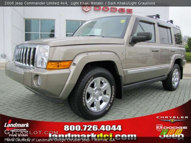 2006 Jeep Commander Limited 4x4 in Light Khaki Metallic