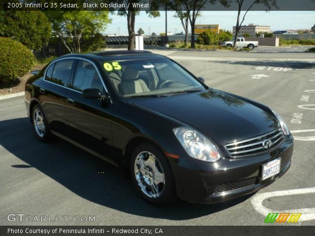 2005 Infiniti G 35 Sedan in Black Obsidian