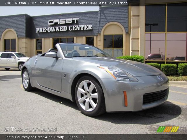 2005 Nissan 350Z Enthusiast Roadster in Chrome Silver Metallic
