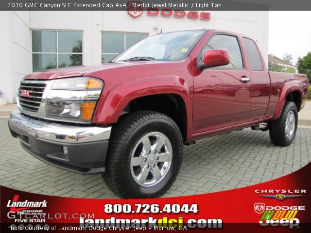 2010 GMC Canyon SLE Extended Cab 4x4 in Merlot Jewel Metallic