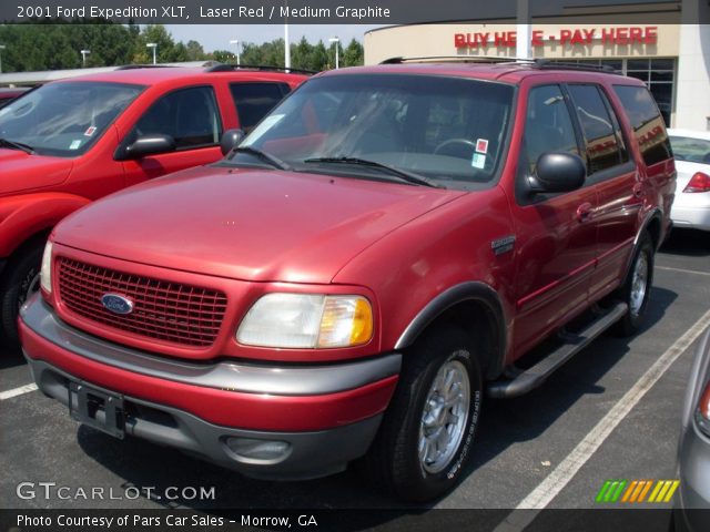 2001 Ford Expedition XLT in Laser Red