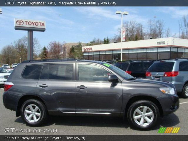 2008 Toyota Highlander 4WD in Magnetic Gray Metallic
