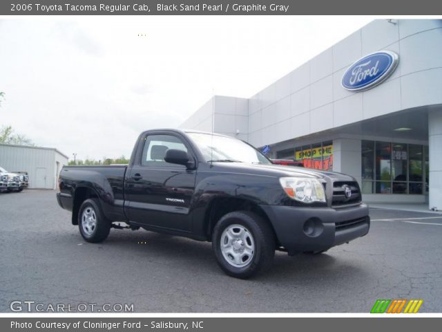 2006 Toyota Tacoma Regular Cab in Black Sand Pearl