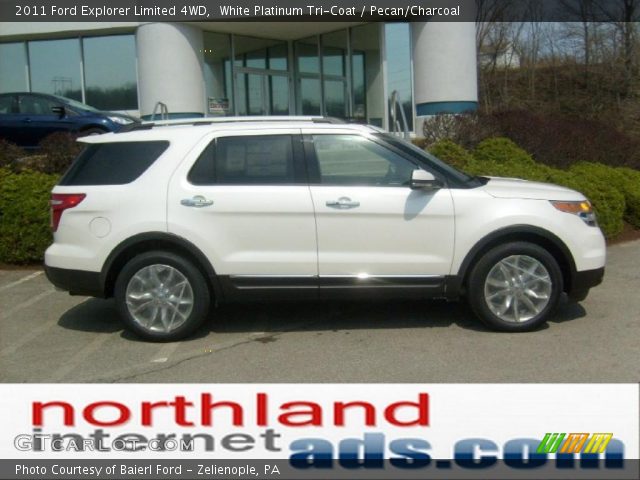 2011 Ford Explorer Limited 4WD in White Platinum Tri-Coat