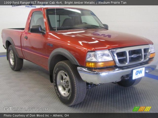 1999 Ford Ranger XLT Regular Cab 4x4 in Bright Amber Metallic
