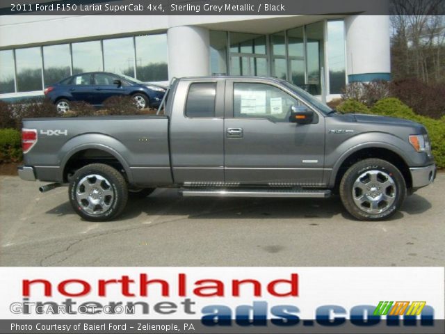 2011 Ford F150 Lariat SuperCab 4x4 in Sterling Grey Metallic