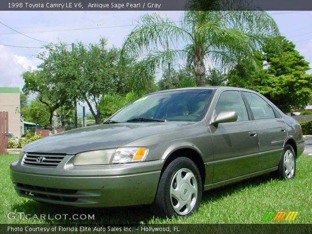 1998 Toyota Camry LE V6 in Antique Sage Pearl