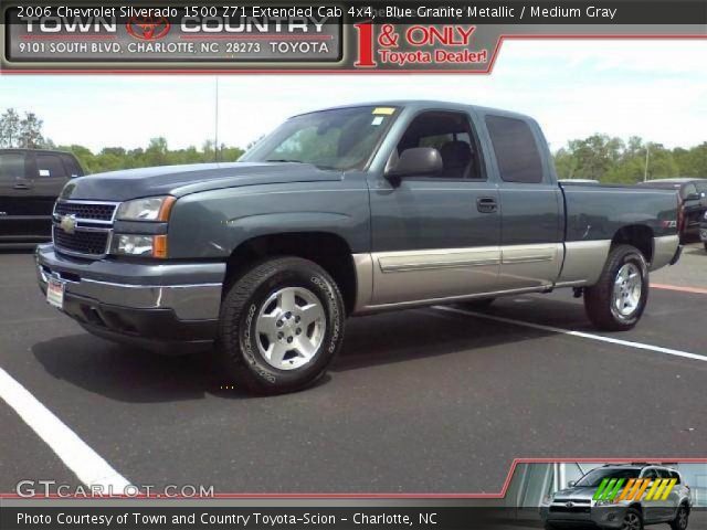 2006 Chevrolet Silverado 1500 Z71 Extended Cab 4x4 in Blue Granite Metallic