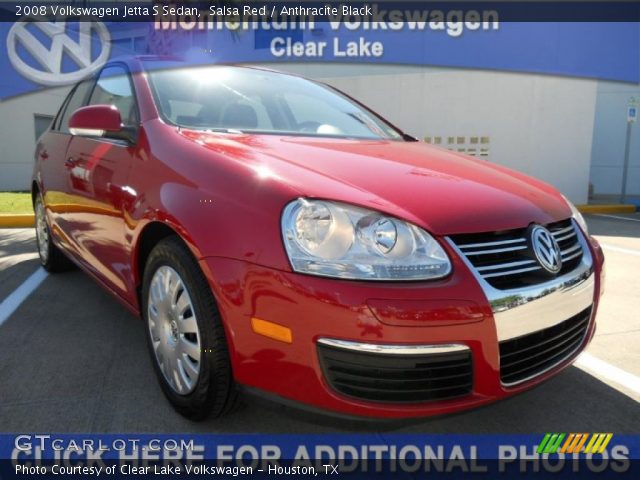 2008 Volkswagen Jetta S Sedan in Salsa Red