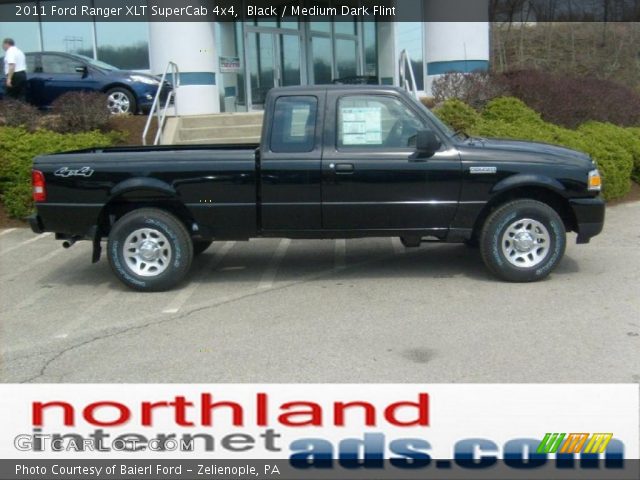 2011 Ford Ranger XLT SuperCab 4x4 in Black