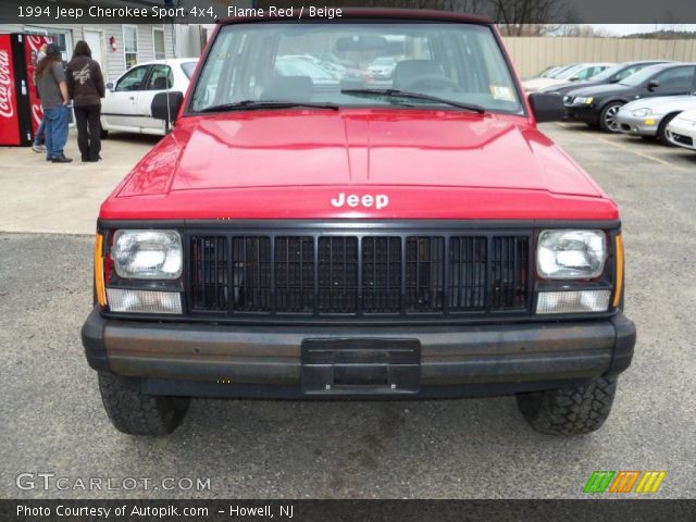 1994 Jeep Cherokee Sport 4x4 in Flame Red