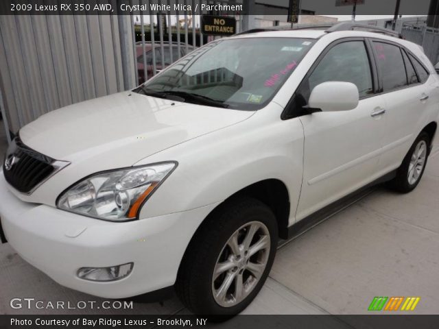2009 Lexus RX 350 AWD in Crystal White Mica