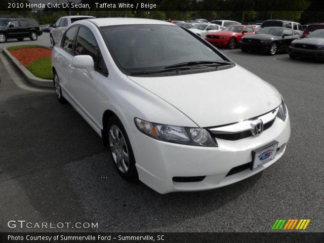 2010 Honda Civic LX Sedan in Taffeta White