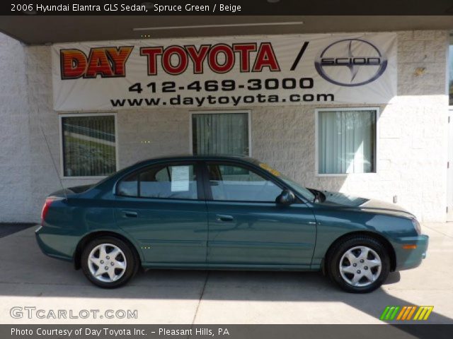 2006 Hyundai Elantra GLS Sedan in Spruce Green