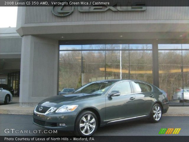 2008 Lexus GS 350 AWD in Verdegris Green Mica