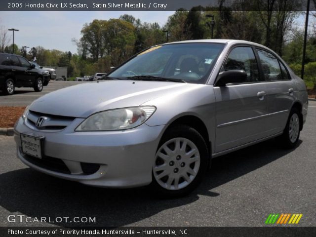 2005 Honda Civic LX Sedan in Satin Silver Metallic
