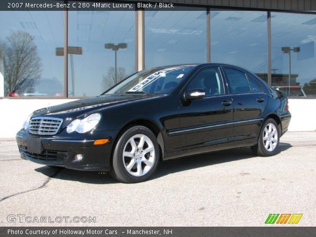 2007 Mercedes-Benz C 280 4Matic Luxury in Black
