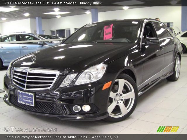 2010 Mercedes-Benz E 350 4Matic Sedan in Black