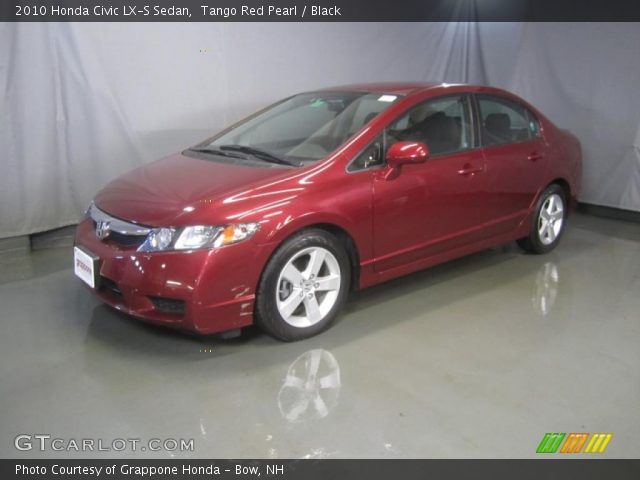 2010 Honda Civic LX-S Sedan in Tango Red Pearl