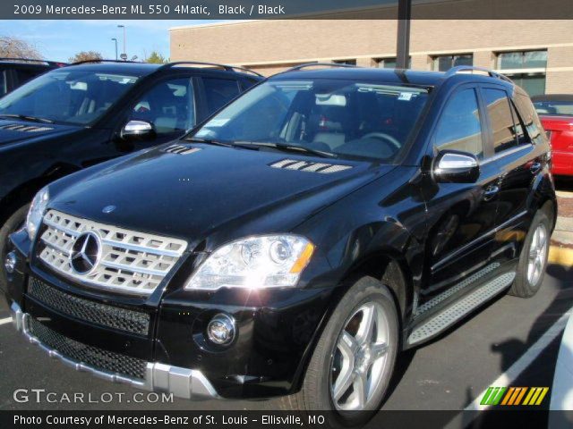 2009 Mercedes-Benz ML 550 4Matic in Black