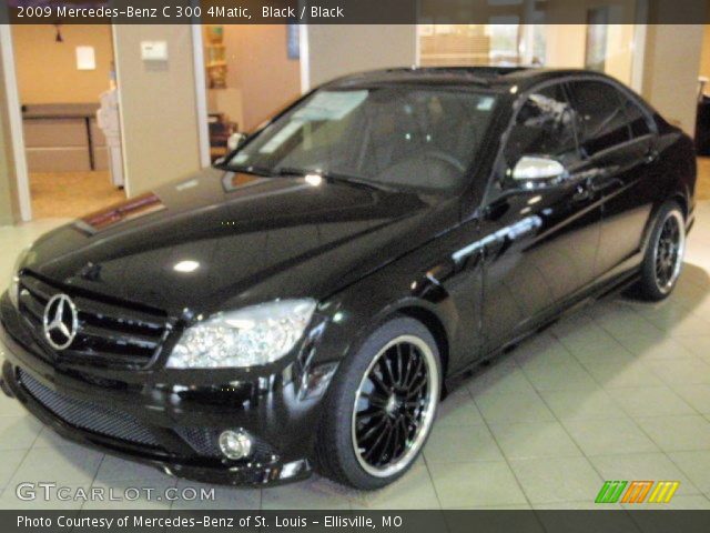 2009 Mercedes-Benz C 300 4Matic in Black