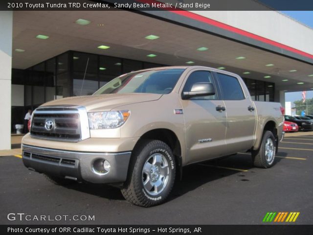 2010 Toyota Tundra TRD CrewMax in Sandy Beach Metallic