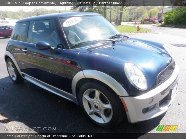 2008 Mini Cooper Convertible in Lightning Blue Metallic