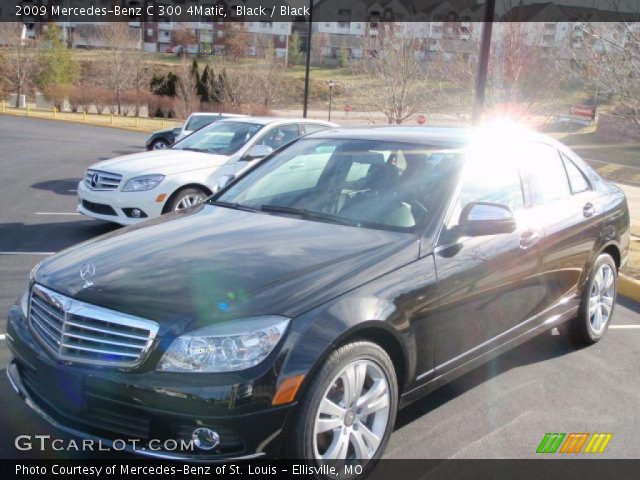 2009 Mercedes-Benz C 300 4Matic in Black