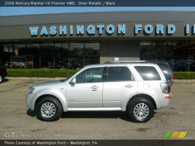 2008 Mercury Mariner V6 Premier 4WD in Silver Metallic